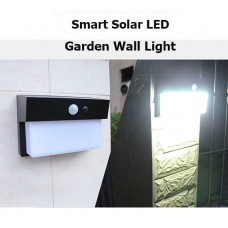 50 LED Solar Wall Light Lamp Pathway with PIR motion sensor 3 lighting modus Waterproof IP55